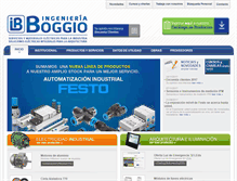 Tablet Screenshot of ingenieriaboggio.com.ar